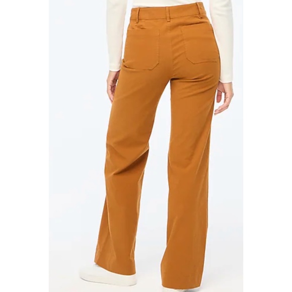New J.Crew High-Rise Patch-Pocket Wide-Leg Pant - Picture 2 of 3